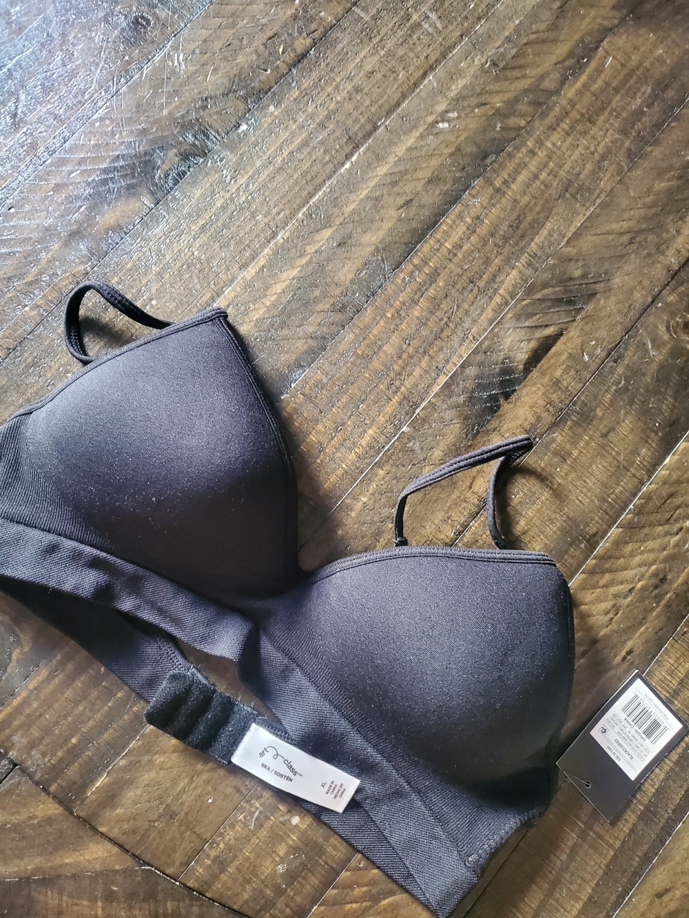 art class Girls Black Padded Everyday Bra